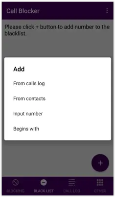 CallBlocker android App screenshot 2